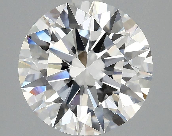 3.06 Carat Round Shaped Ideal Cut VVS2 IGI Certified Lab Grown Diamond