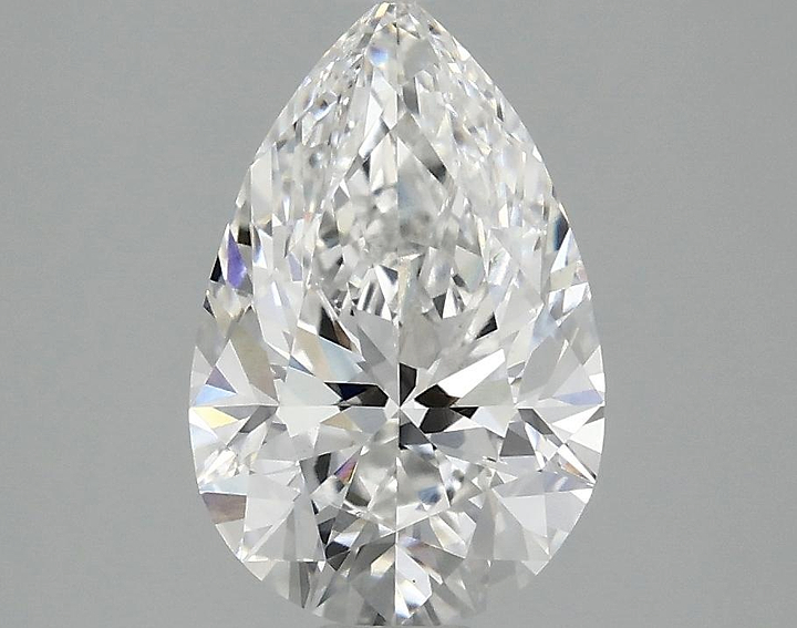 2.01 Carat Pear Shaped Ideal Cut VS1 IGI Certified Lab Grown Diamond