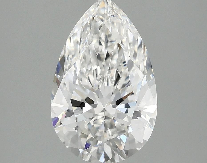 2.07 Carat Pear Shaped Ideal Cut VVS2 IGI Certified Lab Grown Diamond