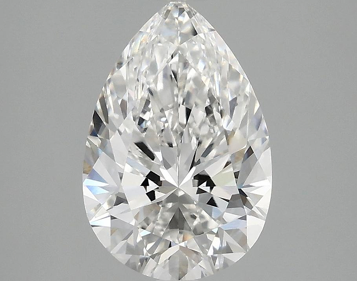 2.09 Carat Pear Shaped Excellent Cut VVS2 IGI Certified Lab Grown Diamond