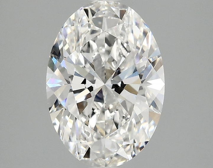 2.09 Carat Oval Shaped Ideal Cut VVS2 IGI Certified Lab Grown Diamond