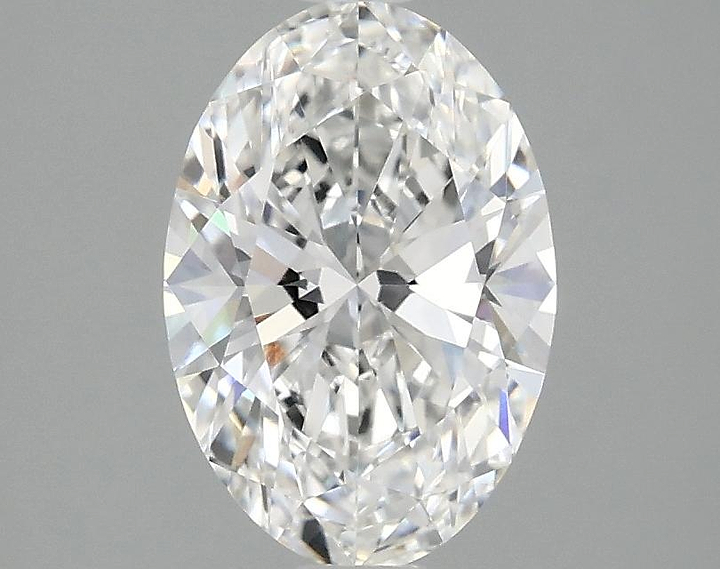 1.58 Carat Oval Shaped Ideal Cut VVS2 IGI Certified Lab Grown Diamond