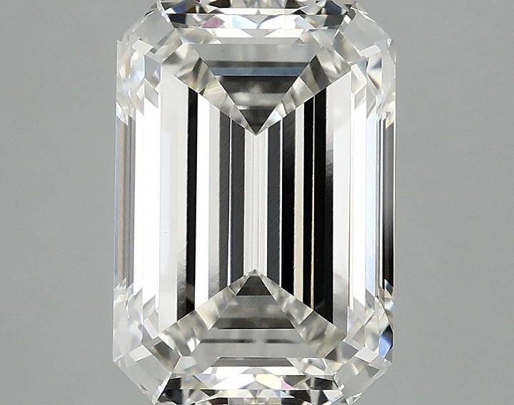3.53 Carat Emerald Shaped Ideal Cut VVS2 IGI Certified Lab Grown Diamond
