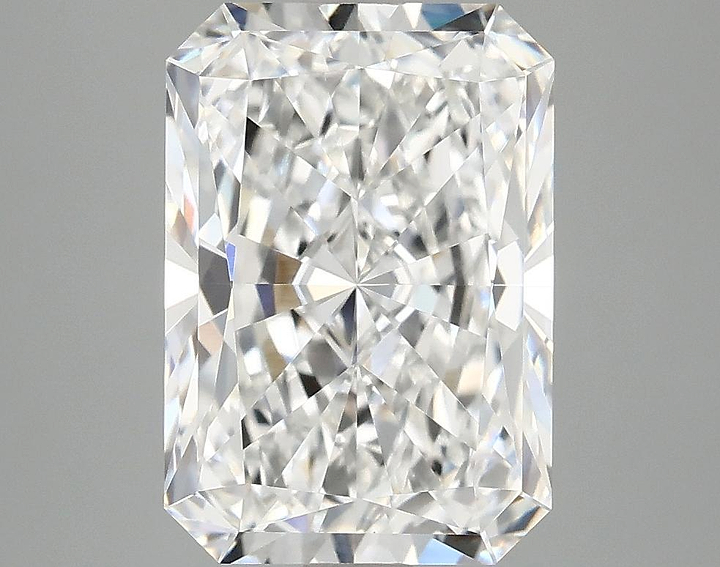 4.09 Carat Radiant Shaped Ideal Cut VVS2 IGI Certified Lab Grown Diamond