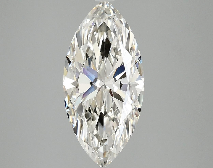 2.51 Carat Marquise Shaped Excellent Cut VVS2 IGI Certified Lab Grown Diamond