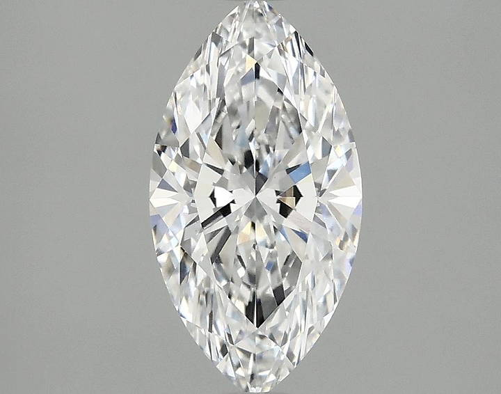 1.53 Carat Marquise Shaped Excellent Cut VVS2 IGI Certified Lab Grown Diamond