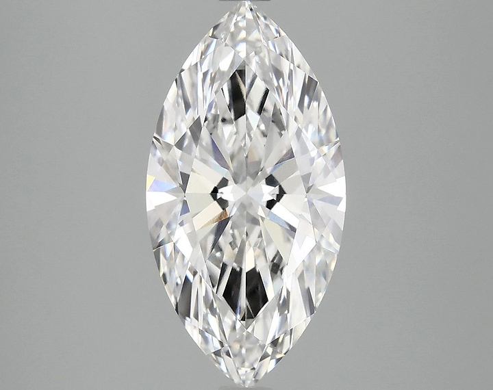2.99 Carat Marquise Shaped Ideal Cut VVS2 IGI Certified Lab Grown Diamond