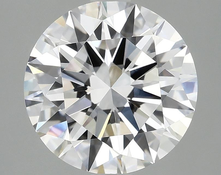 3.06 Carat Round Shaped Ideal Cut VVS2 IGI Certified Lab Grown Diamond