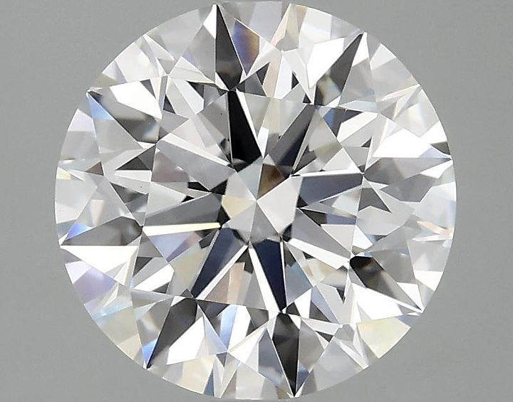 3.07 Carat Round Shaped Excellent Cut VVS2 IGI Certified Lab Grown Diamond