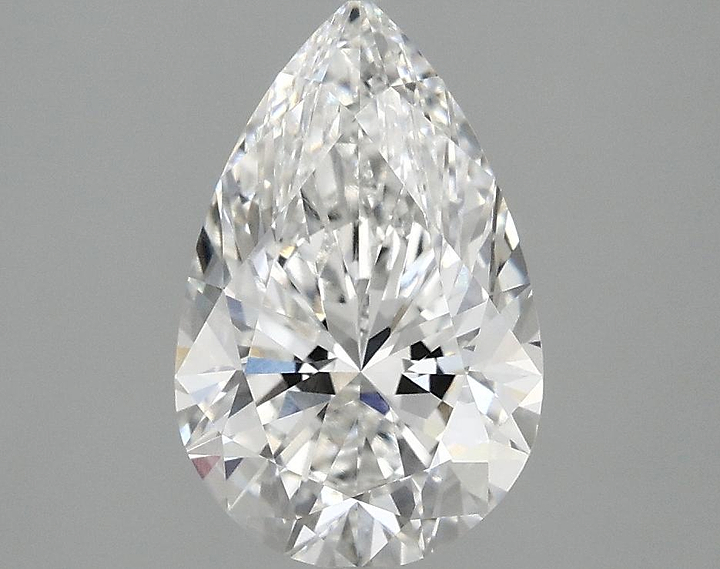 2.1 Carat Pear Shaped Ideal Cut VVS2 IGI Certified Lab Grown Diamond