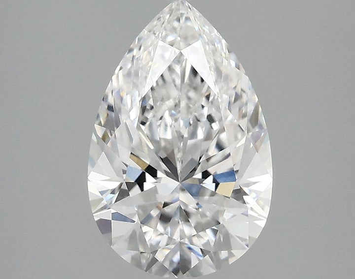 2.03 Carat Pear Shaped Excellent Cut VVS2 IGI Certified Lab Grown Diamond