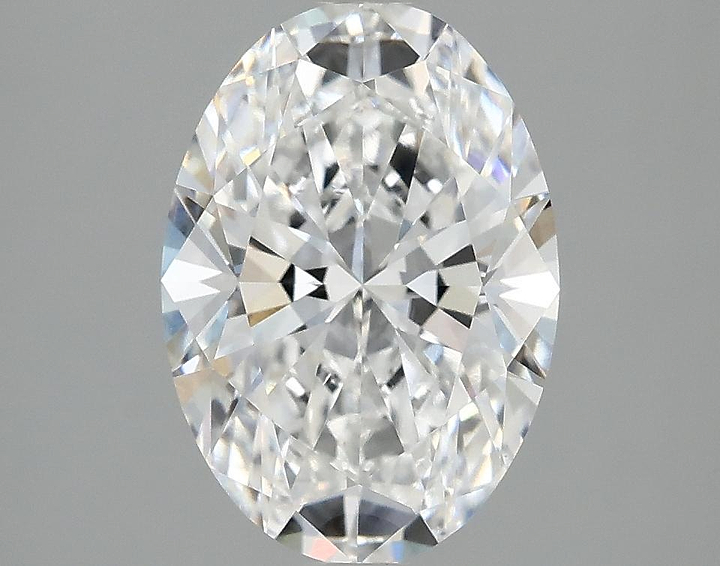 2.54 Carat Oval Shaped Ideal Cut VVS2 IGI Certified Lab Grown Diamond