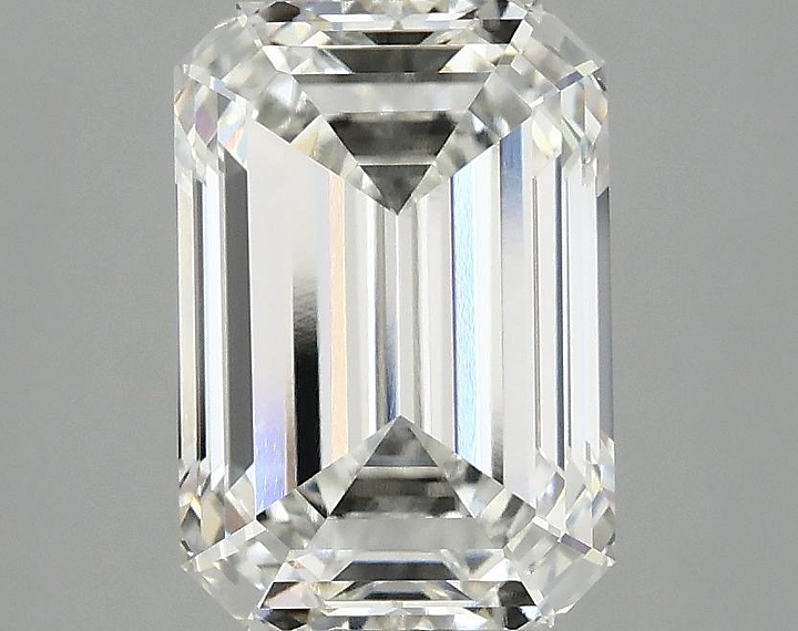2.99 Carat Emerald Shaped Ideal Cut VVS2 IGI Certified Lab Grown Diamond