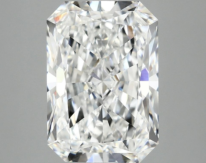 3.78 Carat Radiant Shaped Ideal Cut VVS2 IGI Certified Lab Grown Diamond