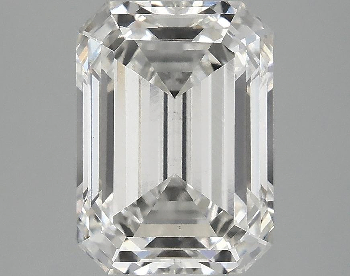 3.01 Carat Emerald Shaped Excellent Cut VS2 IGI Certified Lab Grown Diamond