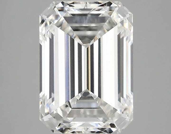 3.06 Carat Emerald Shaped Ideal Cut VS1 IGI Certified Lab Grown Diamond