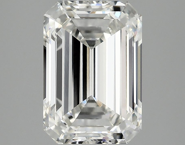 2.98 Carat Emerald Shaped Ideal Cut VVS1 IGI Certified Lab Grown Diamond