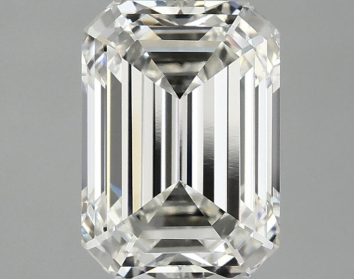 3.1 Carat Emerald Shaped Ideal Cut VVS2 IGI Certified Lab Grown Diamond
