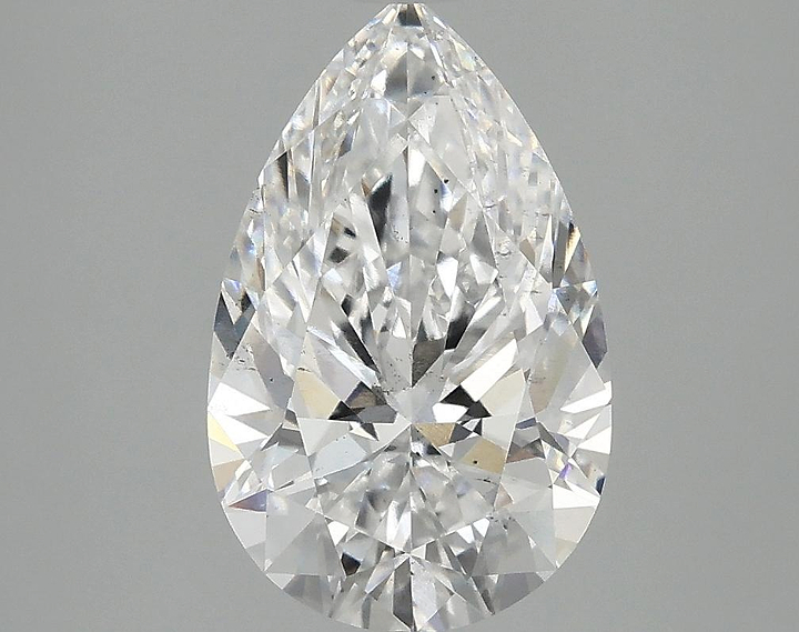 2.55 Carat Pear Shaped Ideal Cut SI1 IGI Certified Lab Grown Diamond