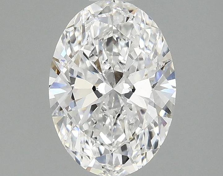 1.5 Carat Oval Shaped Ideal Cut VVS2 IGI Certified Lab Grown Diamond
