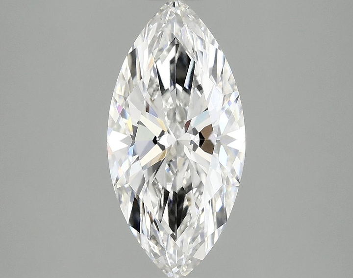 2.09 Carat Marquise Shaped Excellent Cut VVS2 IGI Certified Lab Grown Diamond