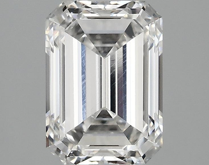 2.06 Carat Emerald Shaped Ideal Cut VVS2 IGI Certified Lab Grown Diamond