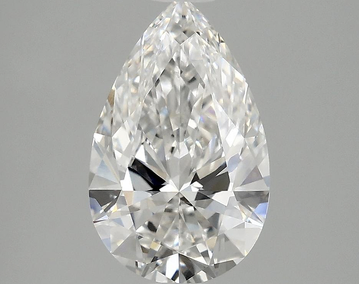 1.9 Carat Pear Shaped Ideal Cut VVS2 IGI Certified Lab Grown Diamond