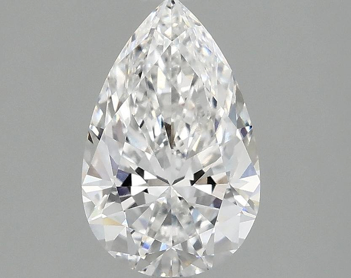1.5 Carat Pear Shaped Ideal Cut VVS2 IGI Certified Lab Grown Diamond