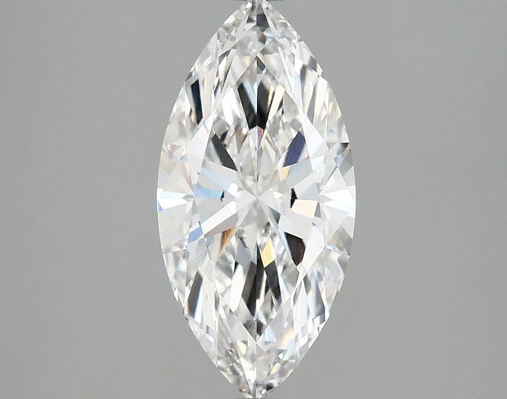 1.98 Carat Marquise Shaped Excellent Cut VVS2 IGI Certified Lab Grown Diamond