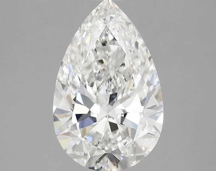 2.0 Carat Pear Shaped Ideal Cut VVS2 IGI Certified Lab Grown Diamond