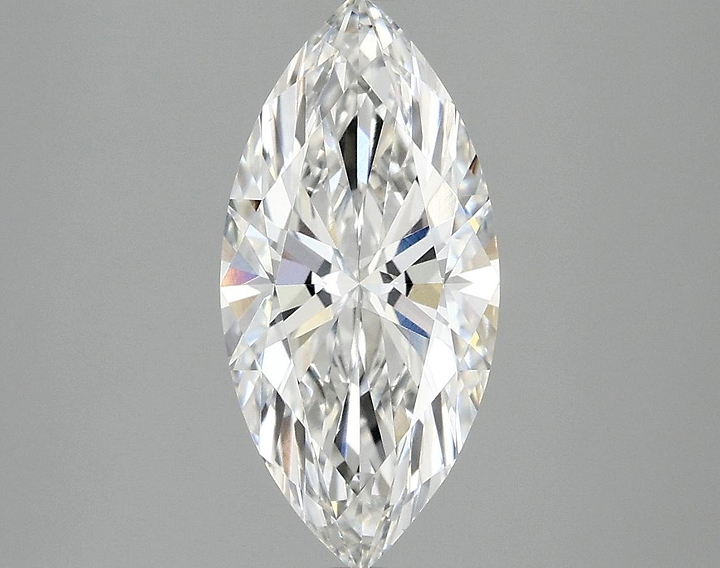 2.06 Carat Marquise Shaped Excellent Cut VS1 IGI Certified Lab Grown Diamond