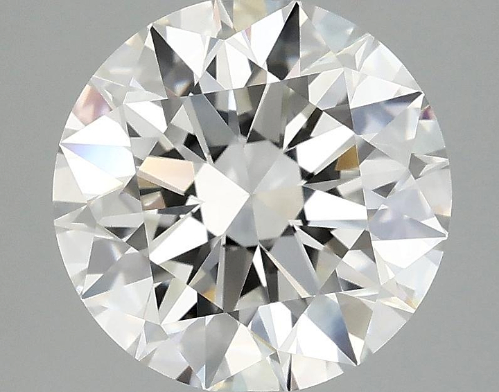 3.09 Carat Round Shaped Ideal Cut VVS2 IGI Certified Lab Grown Diamond