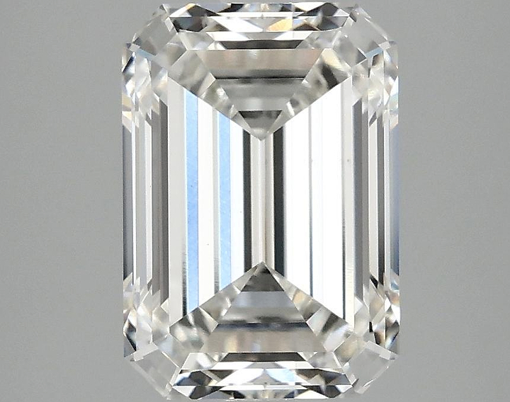 3.09 Carat Emerald Shaped Ideal Cut VS1 IGI Certified Lab Grown Diamond