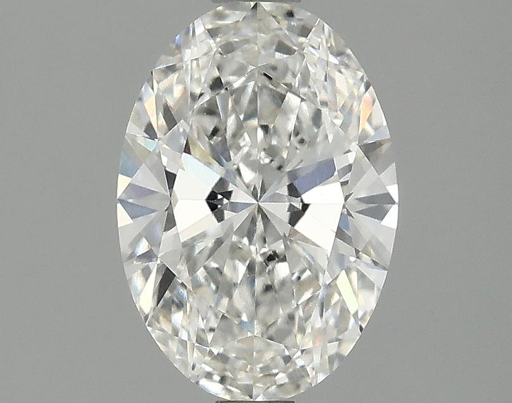 1.5 Carat Oval Shaped Ideal Cut VVS2 IGI Certified Lab Grown Diamond