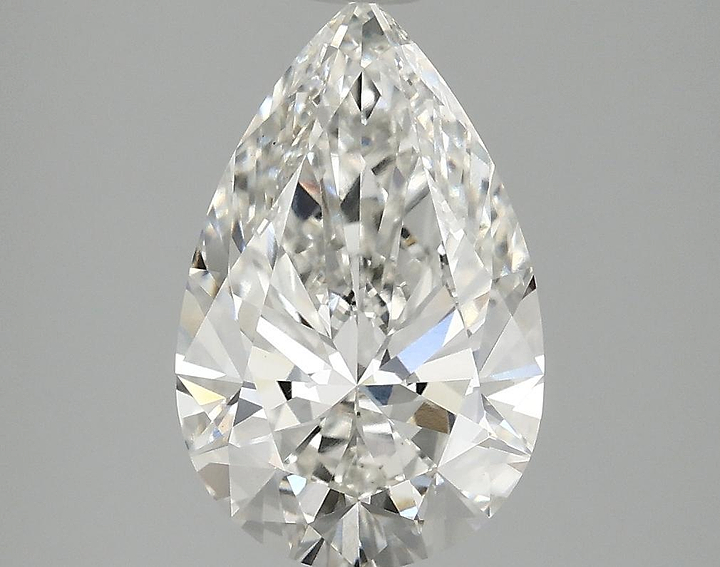 2.5 Carat Pear Shaped Ideal Cut VS1 IGI Certified Lab Grown Diamond