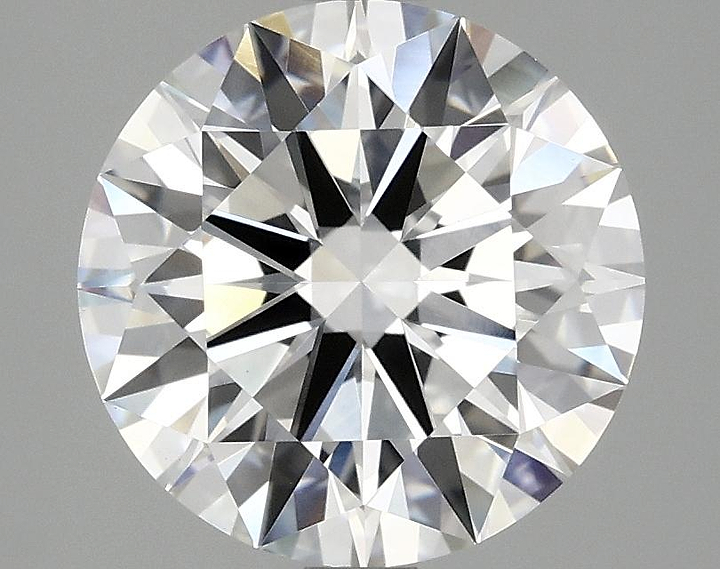 3.07 Carat Round Shaped Ideal Cut VVS2 IGI Certified Lab Grown Diamond