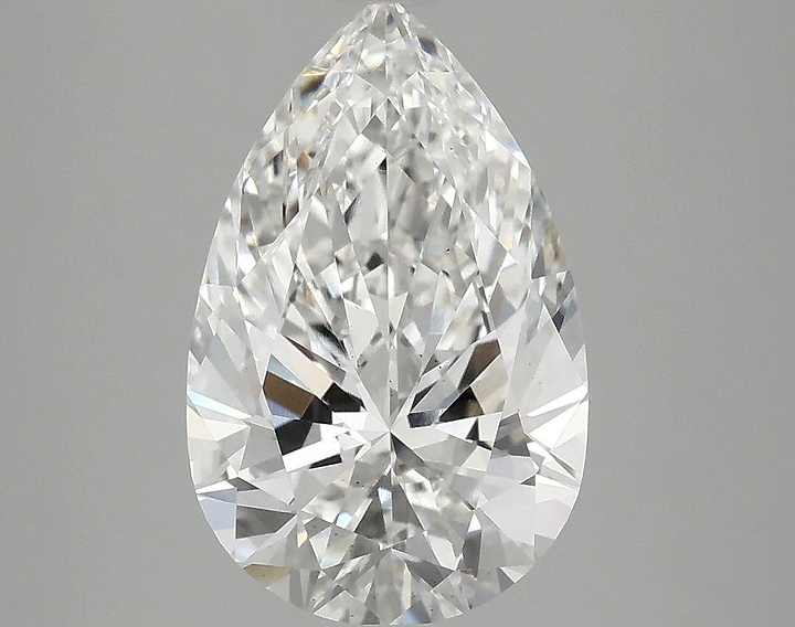 3.09 Carat Pear Shaped Ideal Cut VS2 IGI Certified Lab Grown Diamond
