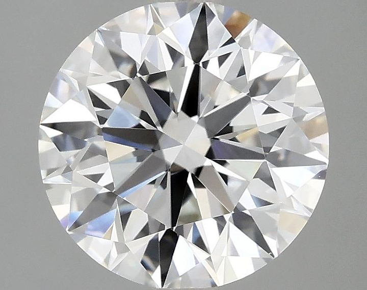 3.06 Carat Round Shaped Excellent Cut VVS2 IGI Certified Lab Grown Diamond