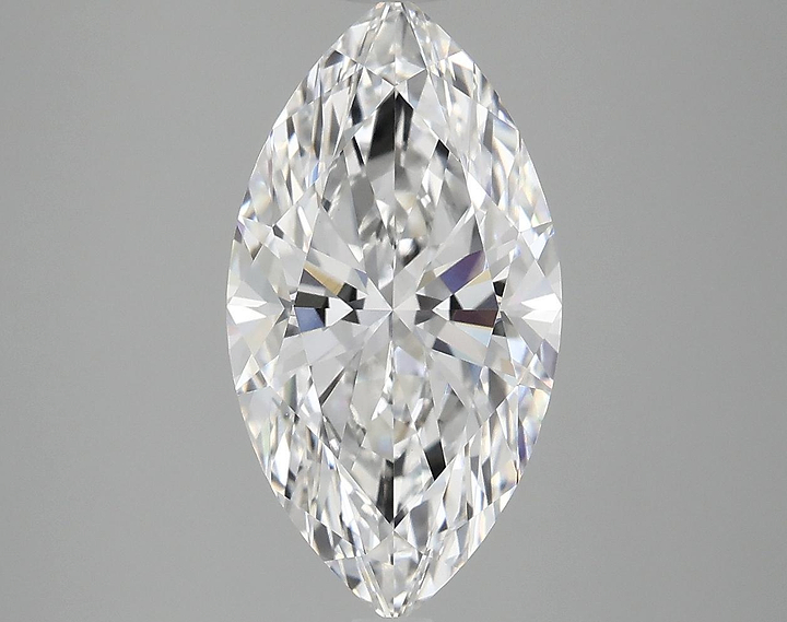 3.1 Carat Marquise Shaped Excellent Cut VVS2 IGI Certified Lab Grown Diamond