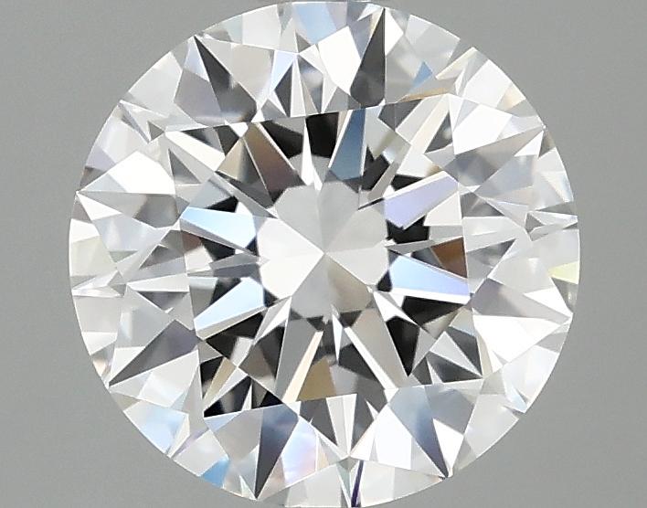 2.03 Carat Round Shaped Ideal Cut VVS2 IGI Certified Lab Grown Diamond