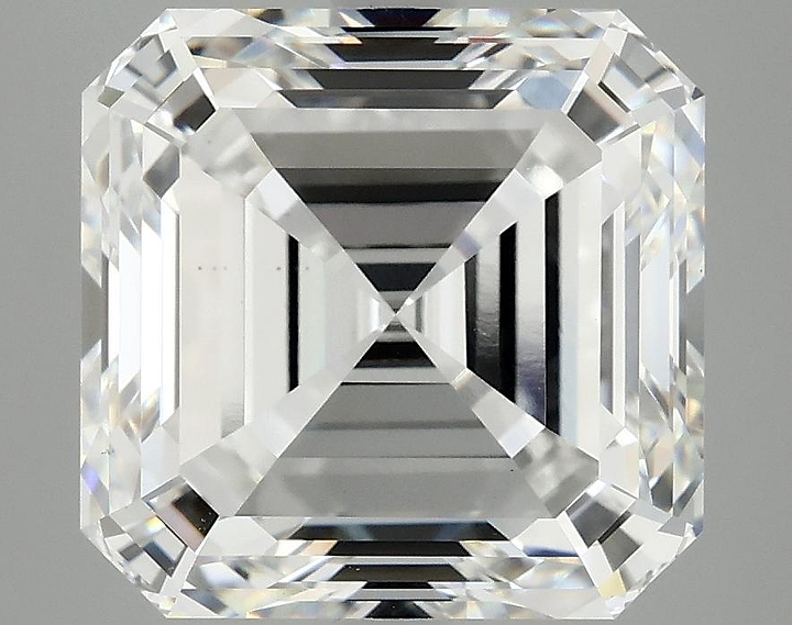6.57 Carat Asscher Shaped Ideal Cut VS1 IGI Certified Lab Grown Diamond