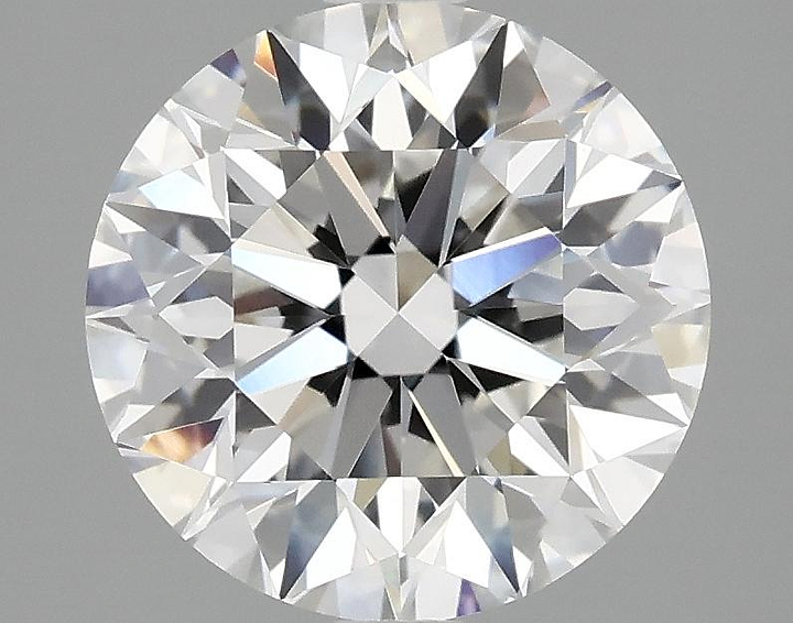 3.08 Carat Round Shaped Excellent Cut VVS2 IGI Certified Lab Grown Diamond