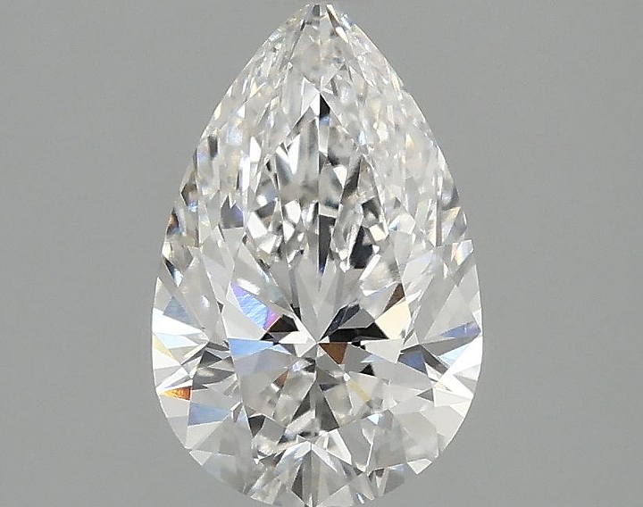 1.54 Carat Pear Shaped Ideal Cut VVS1 IGI Certified Lab Grown Diamond