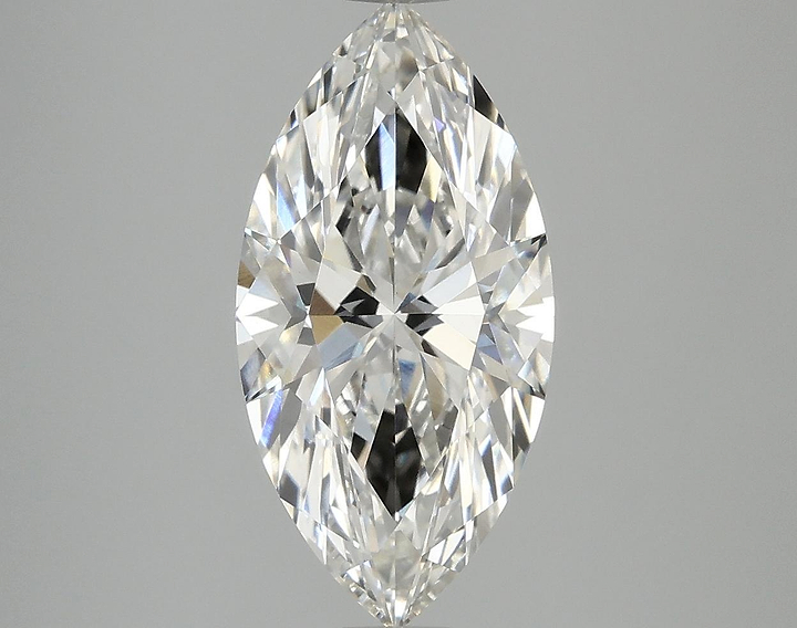 3.01 Carat Marquise Shaped Ideal Cut VVS2 IGI Certified Lab Grown Diamond