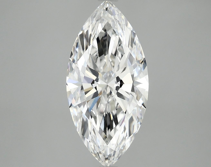 3.04 Carat Marquise Shaped Excellent Cut VVS2 IGI Certified Lab Grown Diamond