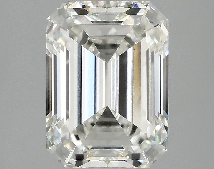 3.03 Carat Emerald Shaped Excellent Cut VVS2 IGI Certified Lab Grown Diamond