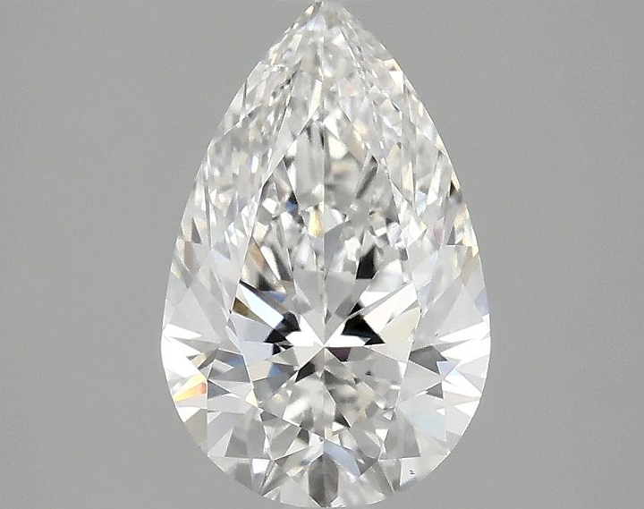 1.84 Carat Pear Shaped Ideal Cut VS1 IGI Certified Lab Grown Diamond