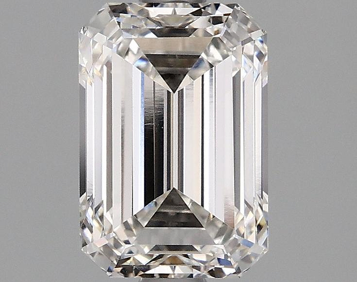 1.98 Carat Emerald Shaped Ideal Cut VVS2 IGI Certified Lab Grown Diamond
