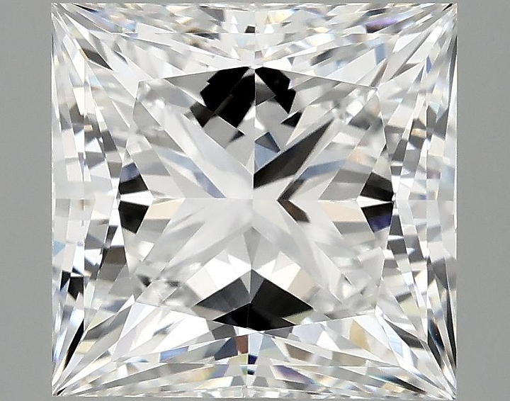 4.67 Carat Princess Shaped Ideal Cut VVS2 IGI Certified Lab Grown Diamond