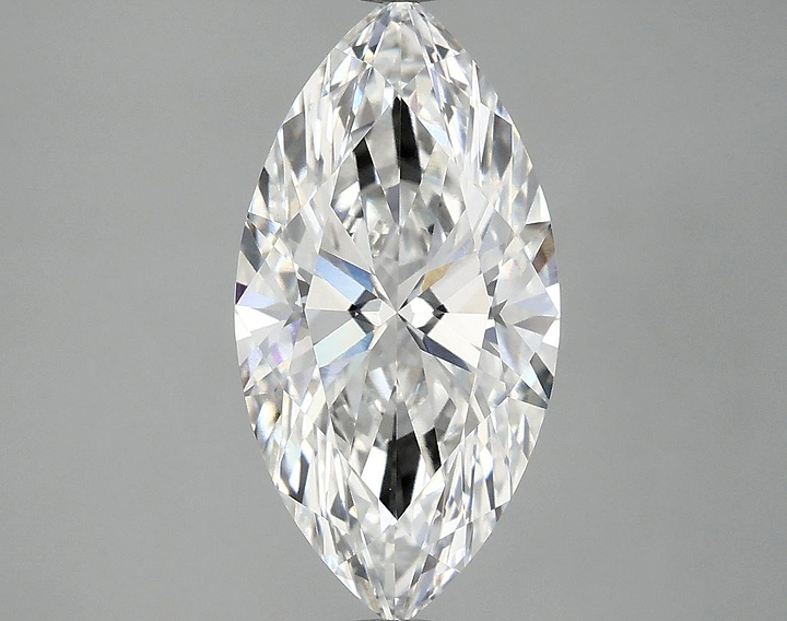 3.06 Carat Marquise Shaped Ideal Cut VVS2 IGI Certified Lab Grown Diamond